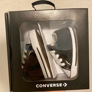 Baby converse black size 1